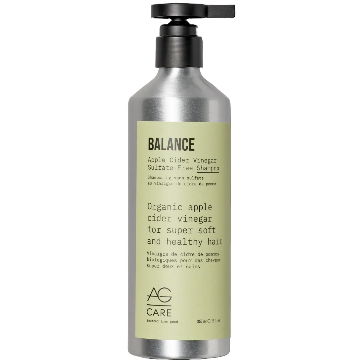 AG Care Balance Apple Cider Vinegar Sulfate-Free Shampoo 12oz