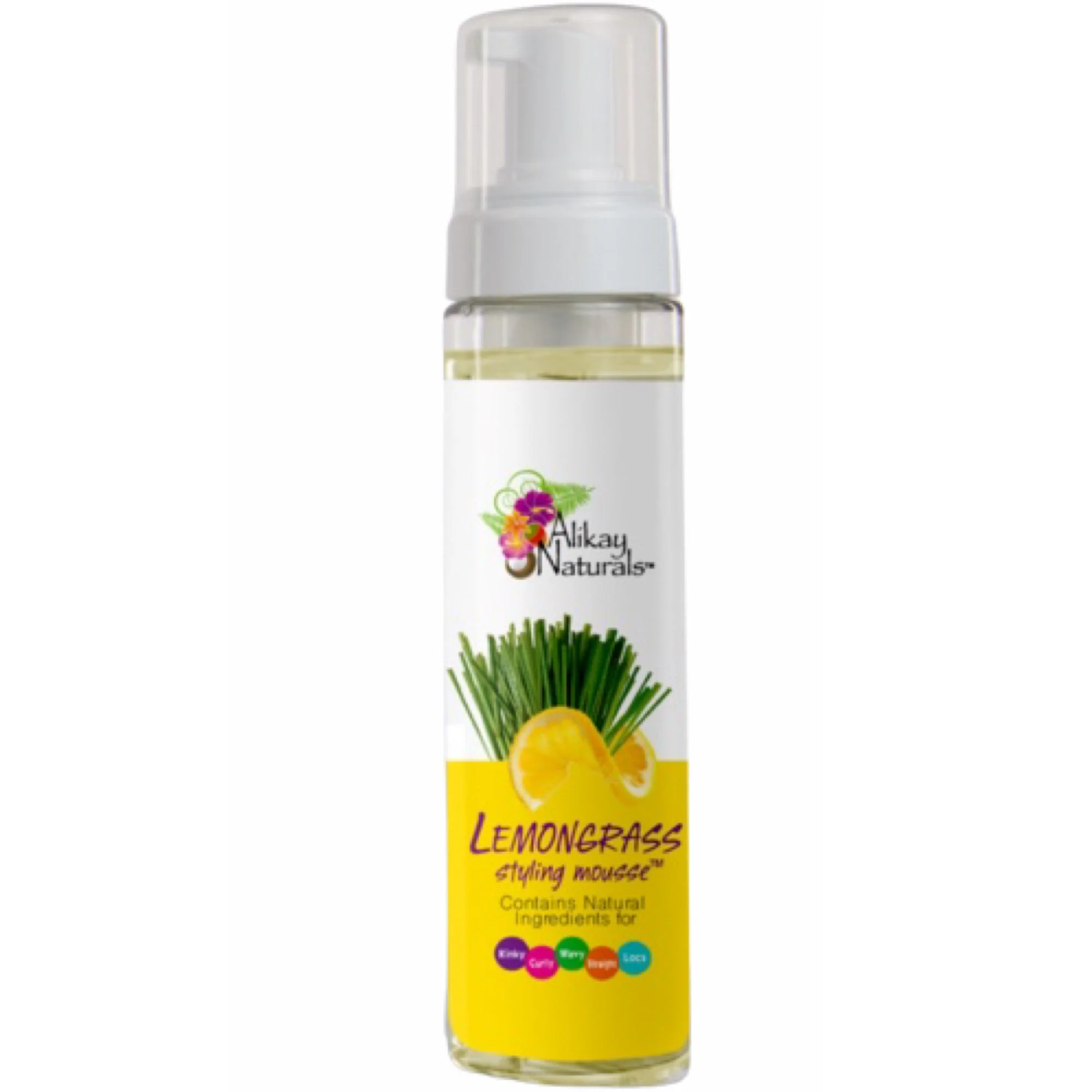 Alikay Naturals Lemongrass Styling Mousse 8oz