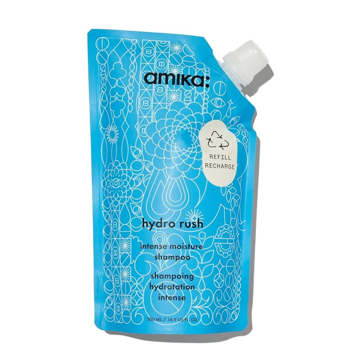 Amika Hydro Rush Intense Moisture Shampoo 16oz