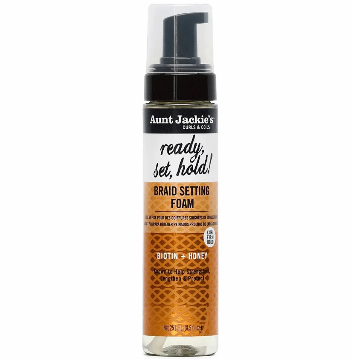 Aunt Jackie's Ready, Set, Hold! Braid Setting Foam 8.5oz