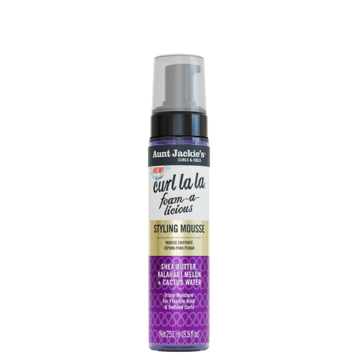 Aunt Jackie's Curl La La Foam-a-licious Styling Mousse 8.5oz