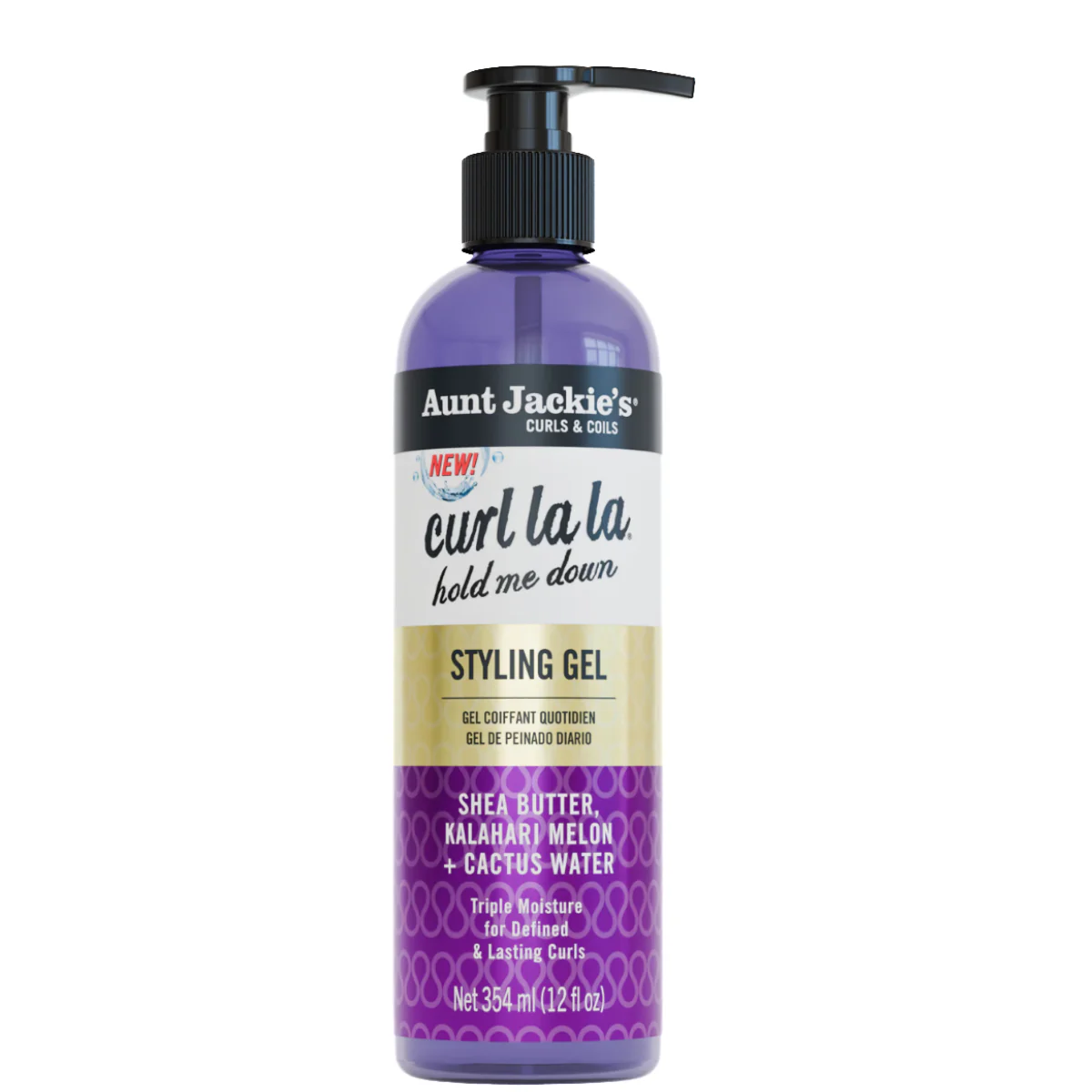 Aunt Jackie's Curl La La Hold Me Down Styling Gel 12oz