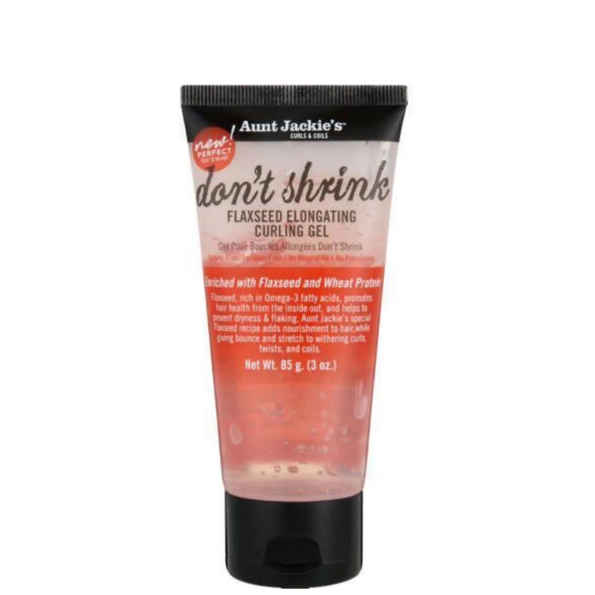 Aunt Jackie's Don't Shrink Flaxseed Elongating Curling Gel 3oz
