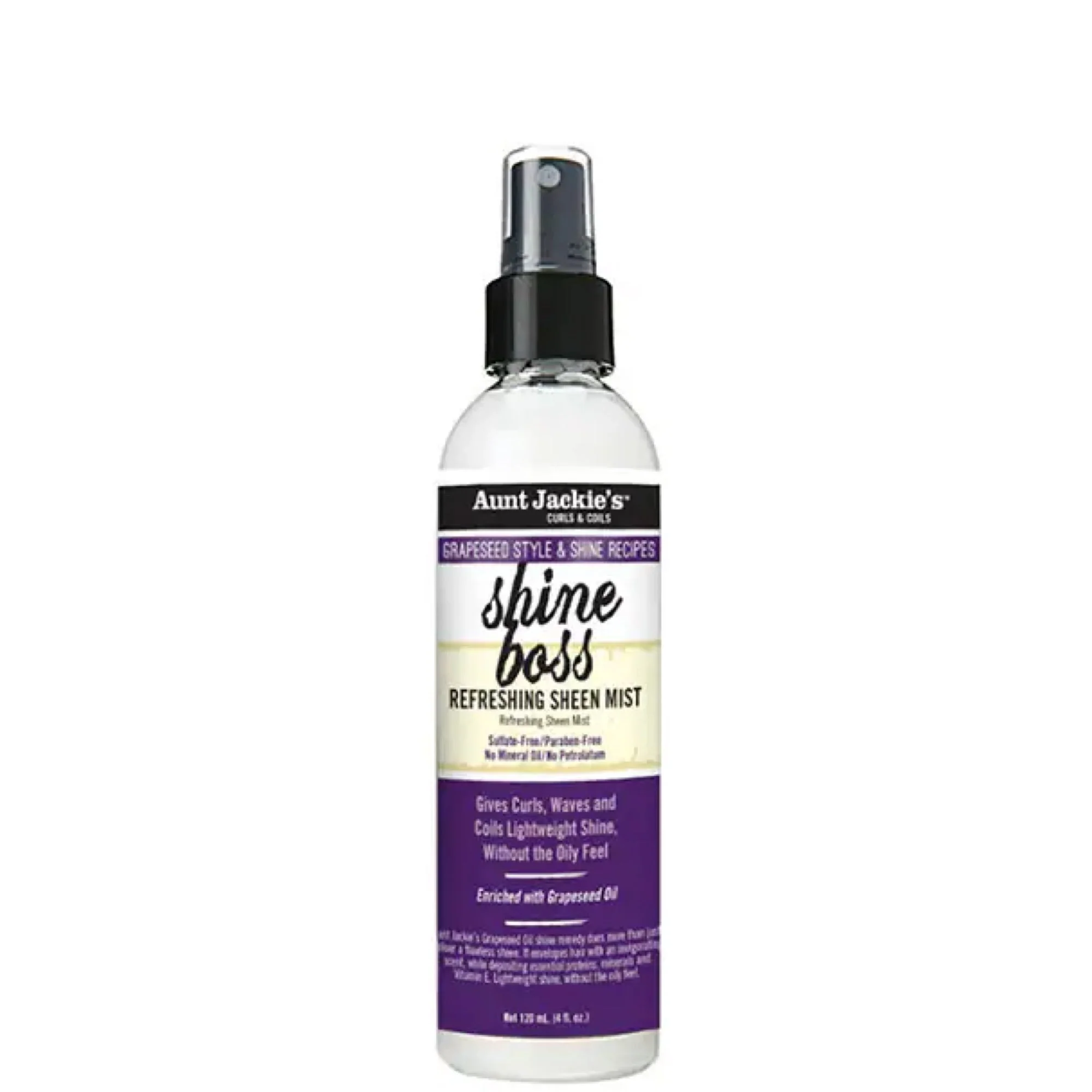 Aunt Jackie's Grapeseed Shine Boss Refreshing Sheen Mist 4oz