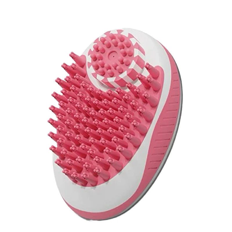 Brush With The Best Felicia Leatherwood 2 in 1 Silicone Scalp Massage Brush with Shampoo Dispenser