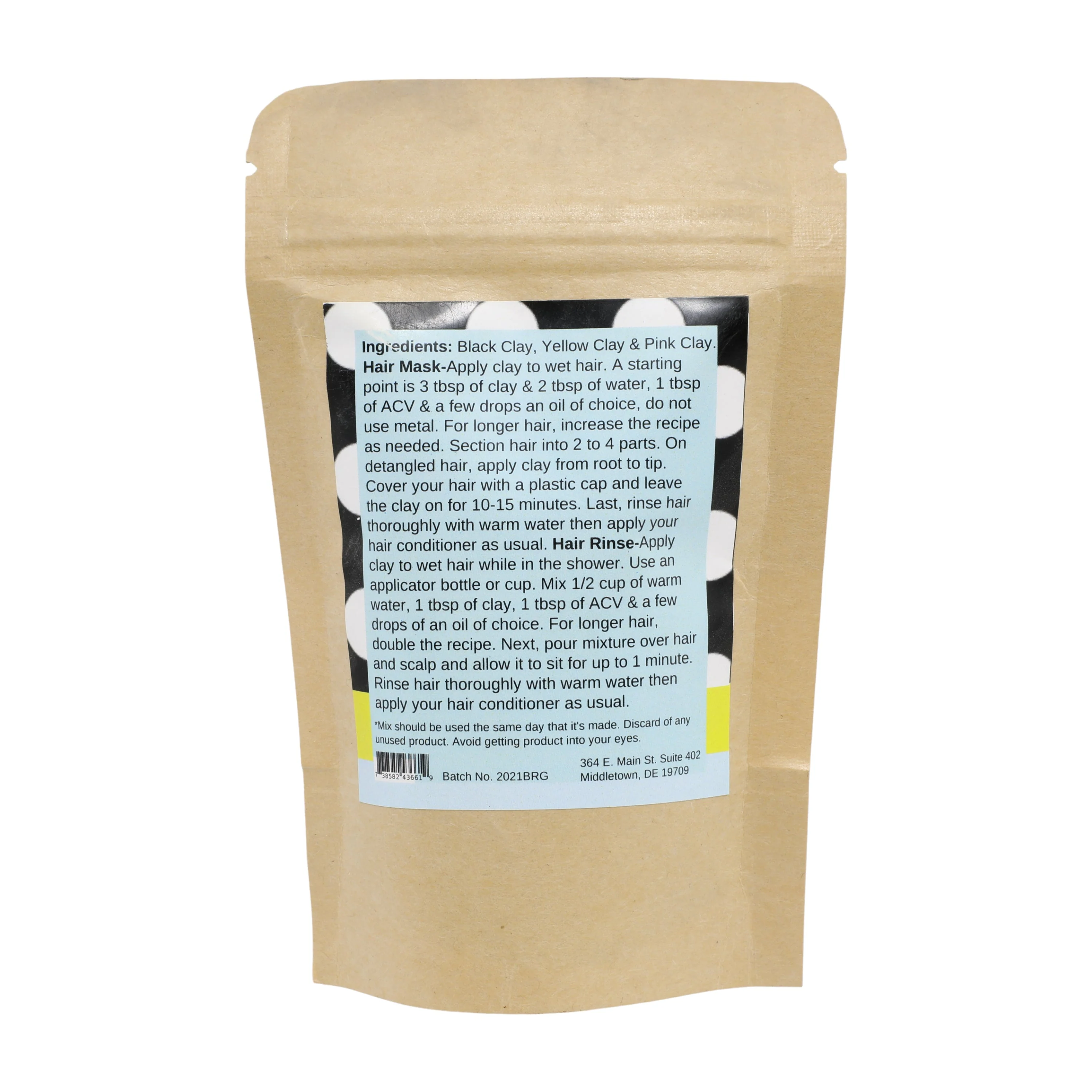Cachos Brazil Black & Rose Gold Clay 3.2oz - Image 2