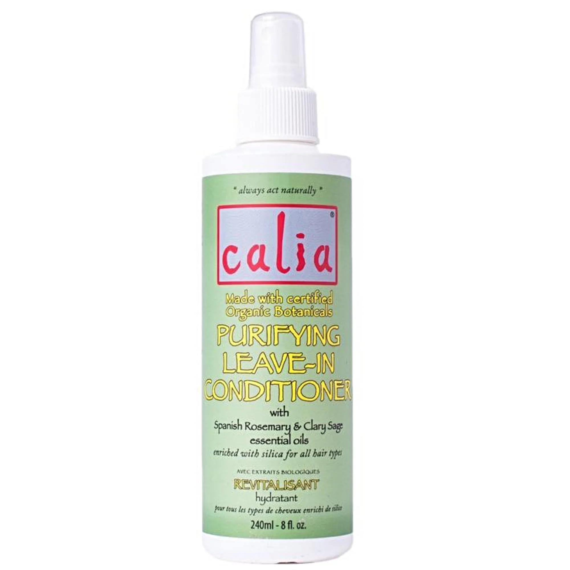 Calia Natural Organic Purifying Leave In Conditioner 8oz