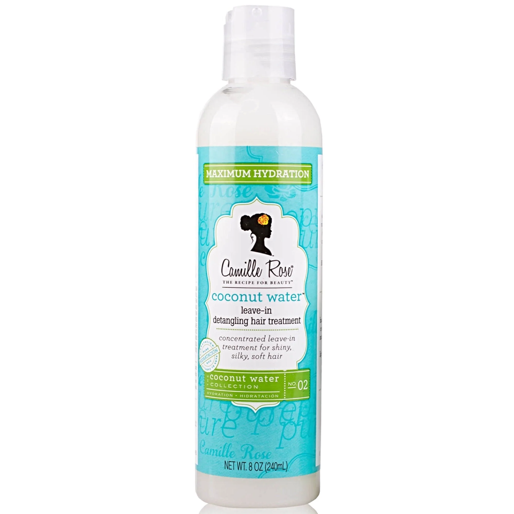 Camille Rose Coconut Water Leave In Detangling Hair Treatment 8oz - Image 2