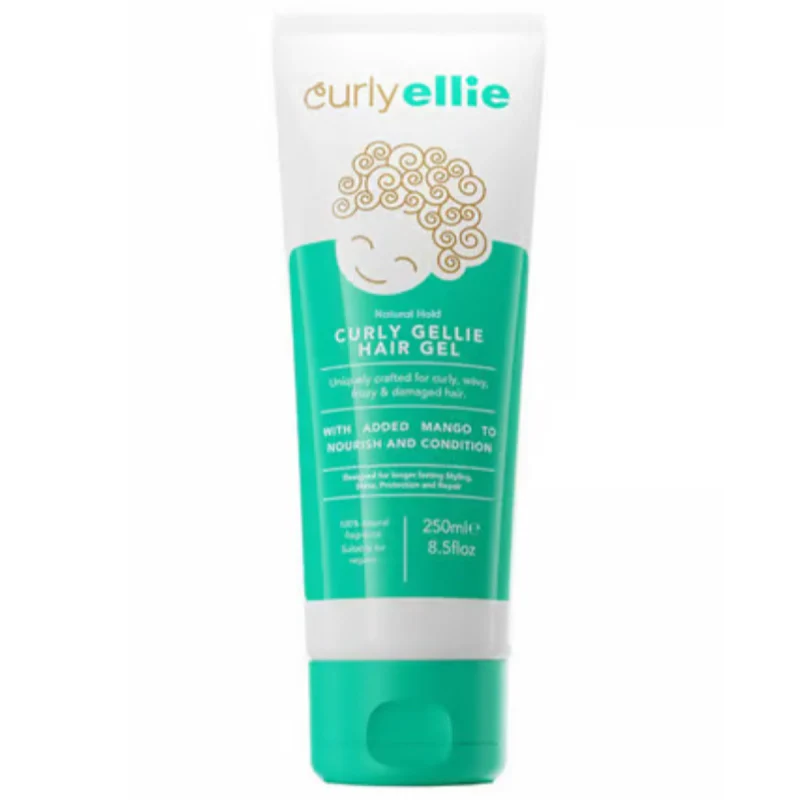 CurlyEllie Curly Gellie Natural Hold Hair Gel 8.5oz