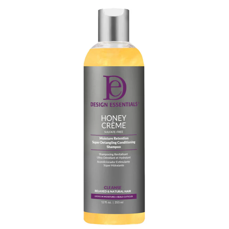 Design Essentials Honey Creme Moisture Retention Super Detangling Conditioning Shampoo 12oz