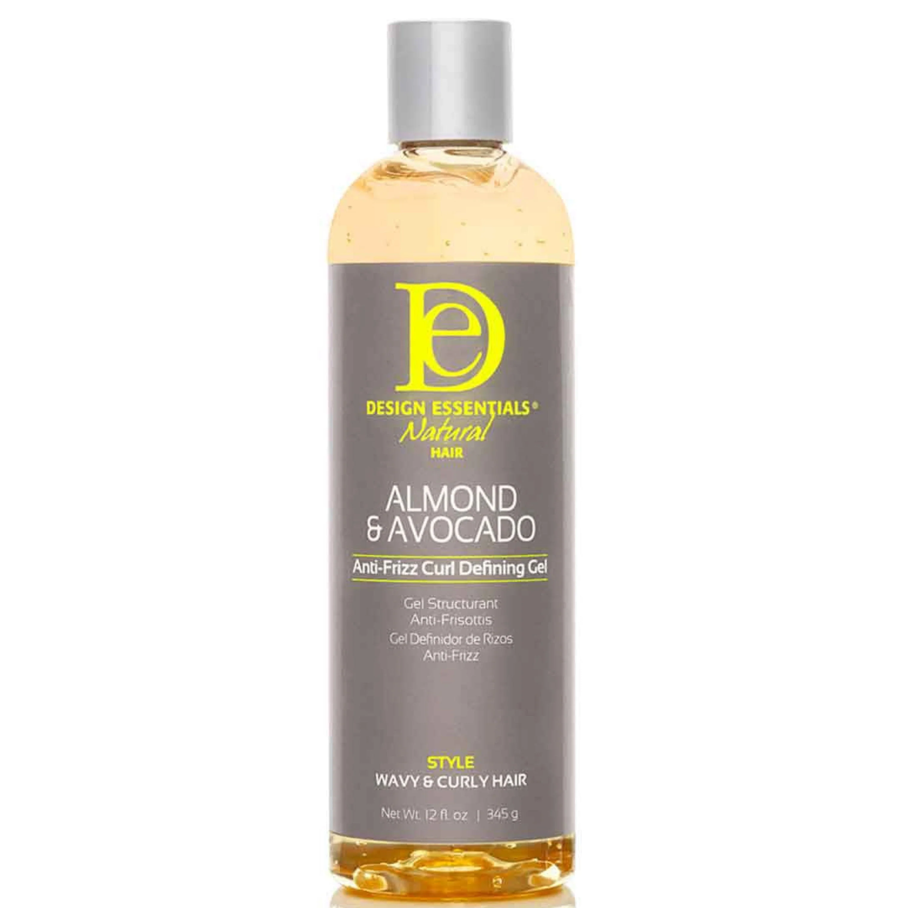 Design Essentials Almond and Avocado Anti Frizz Curl Defining Gel 12oz