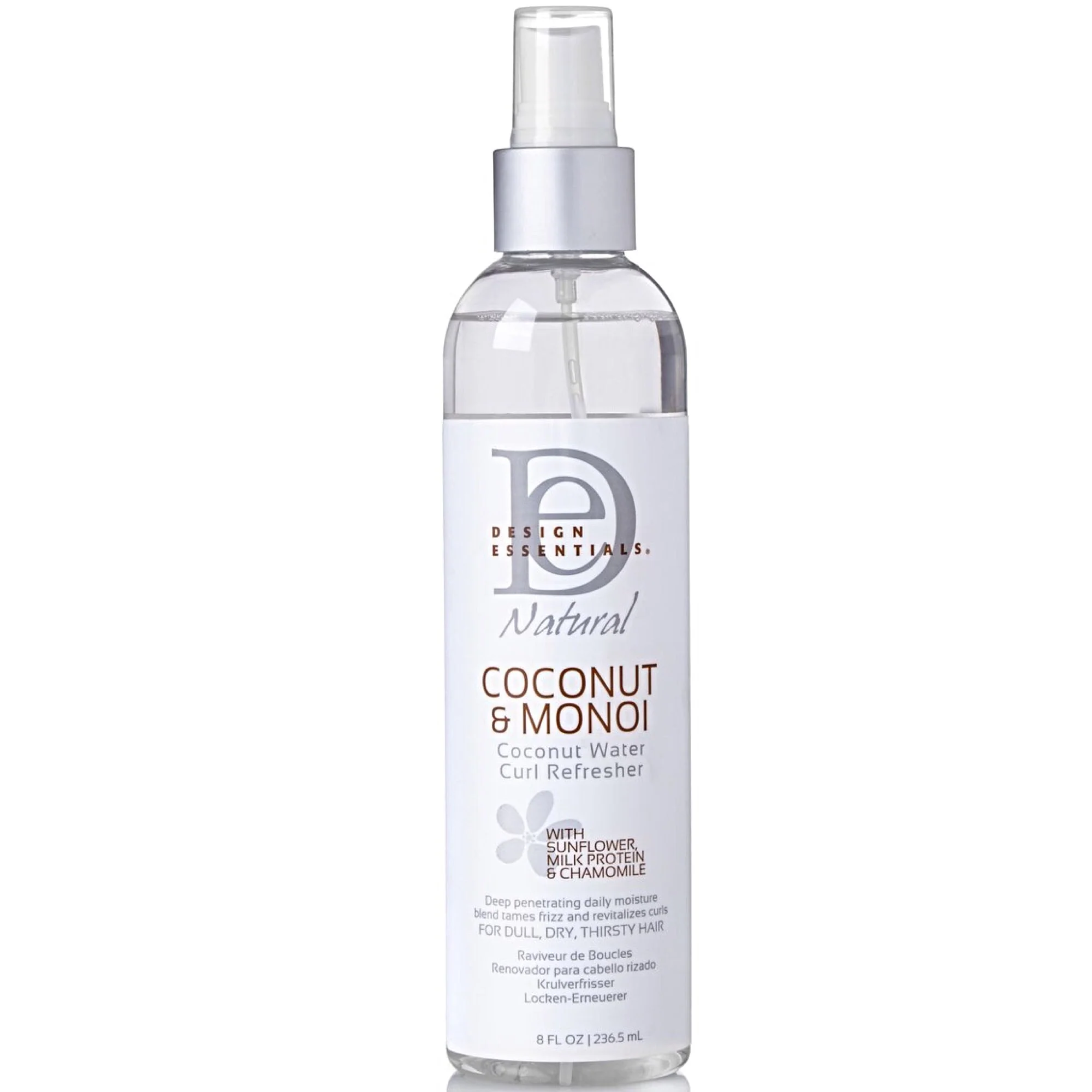 Design Essentials Coconut and Monoi Coconut Water Curl Refresher 8oz