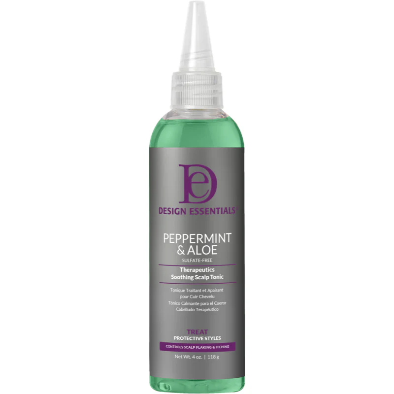 Design Essentials Peppermint & Aloe Soothing Scalp Tonic 4oz