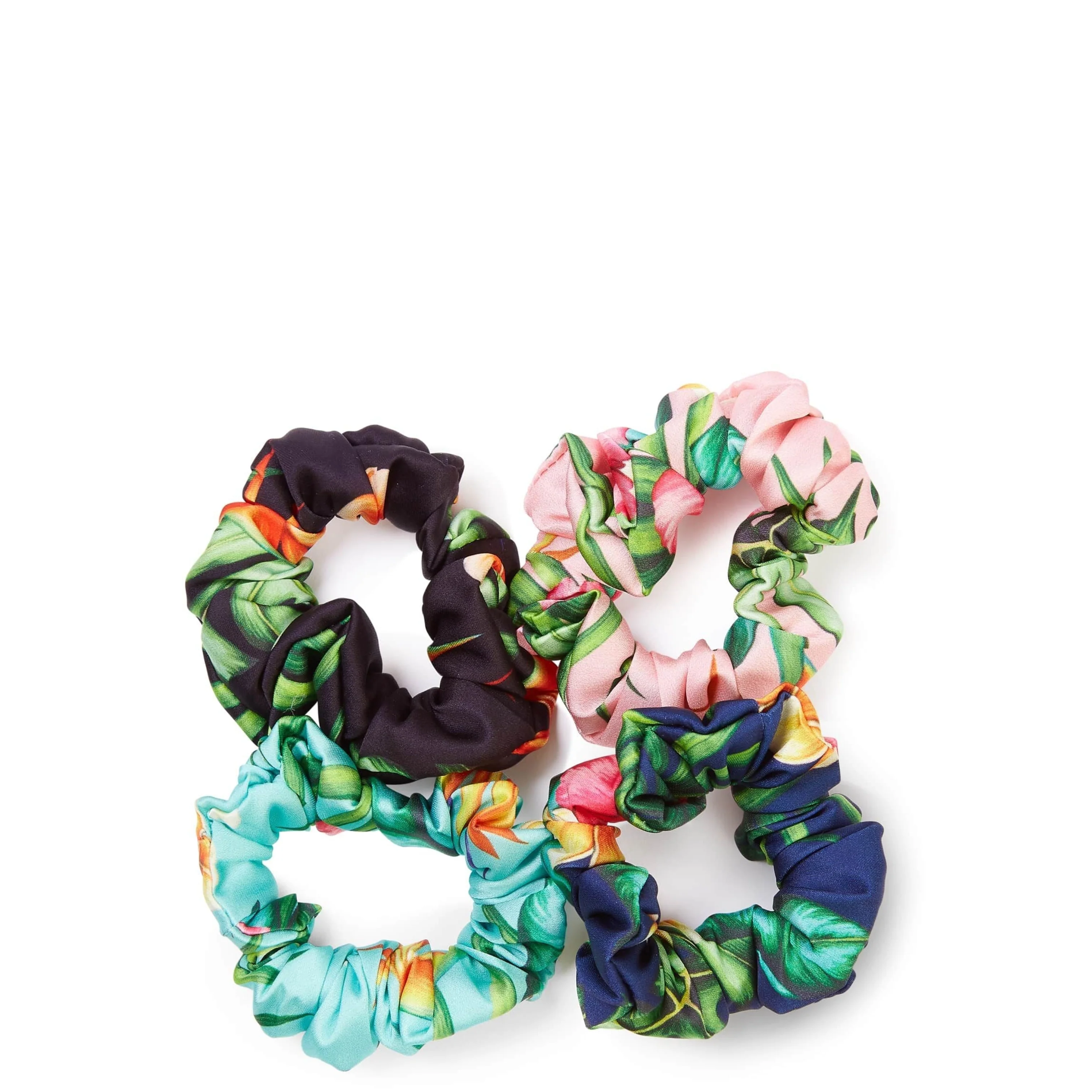 Flora & Curl Satin Scrunchies