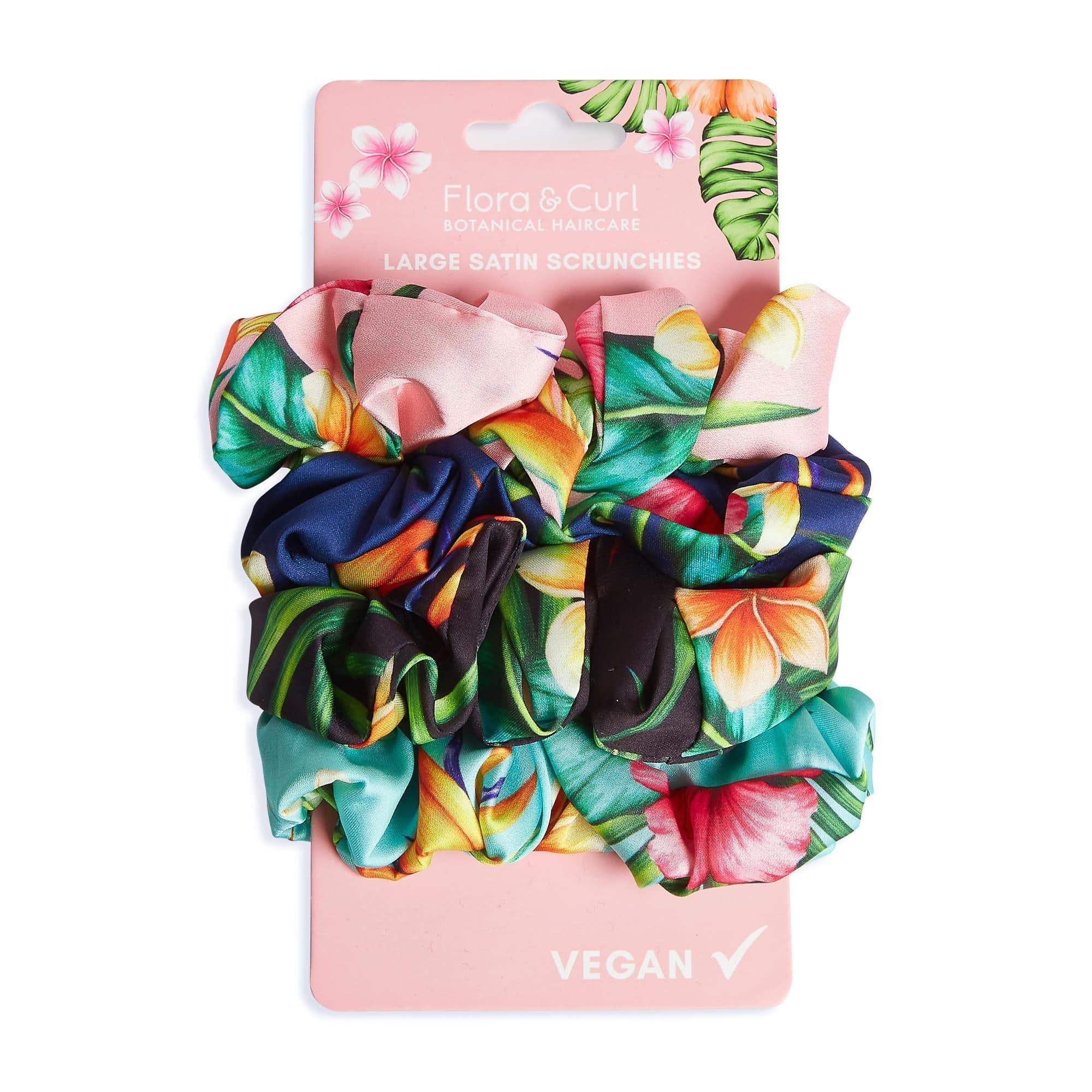 Flora & Curl Satin Scrunchies - Image 3