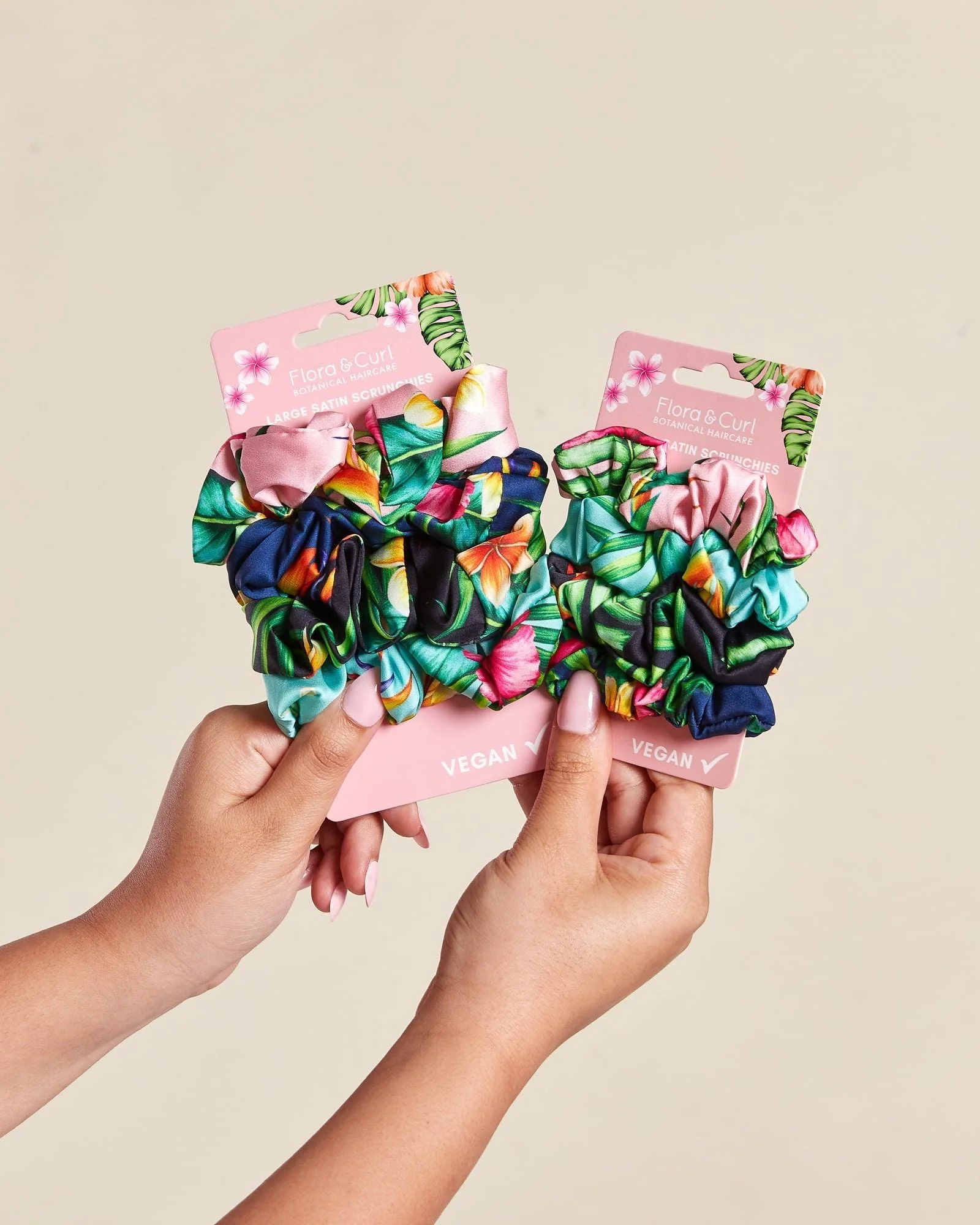 Flora & Curl Satin Scrunchies - Image 7