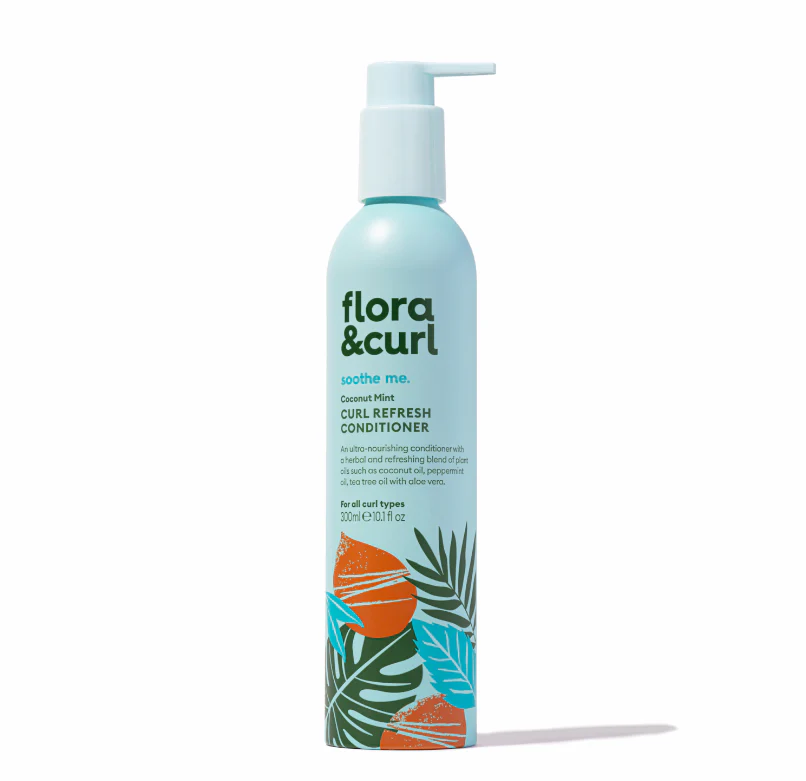Flora & Curl Coconut Mint Curl Refresh Conditioner 10.1oz