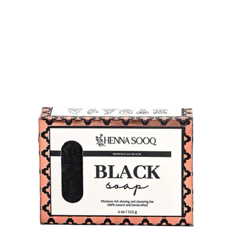 Henna Sooq Moroccan Black Soap 4oz