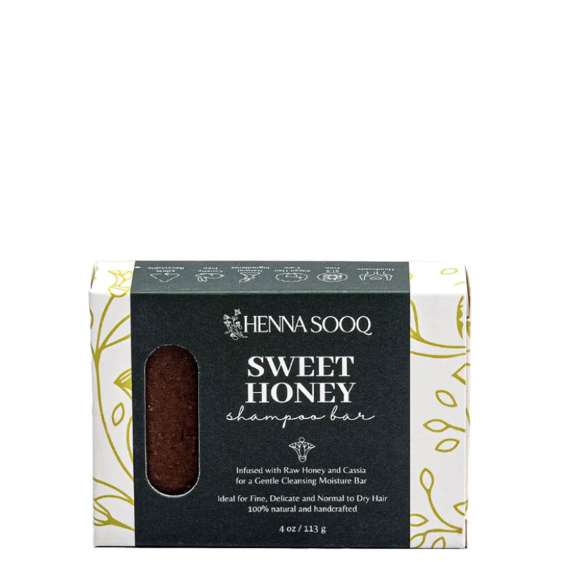 Henna Sooq Sweet Honey Shampoo Bar 4oz
