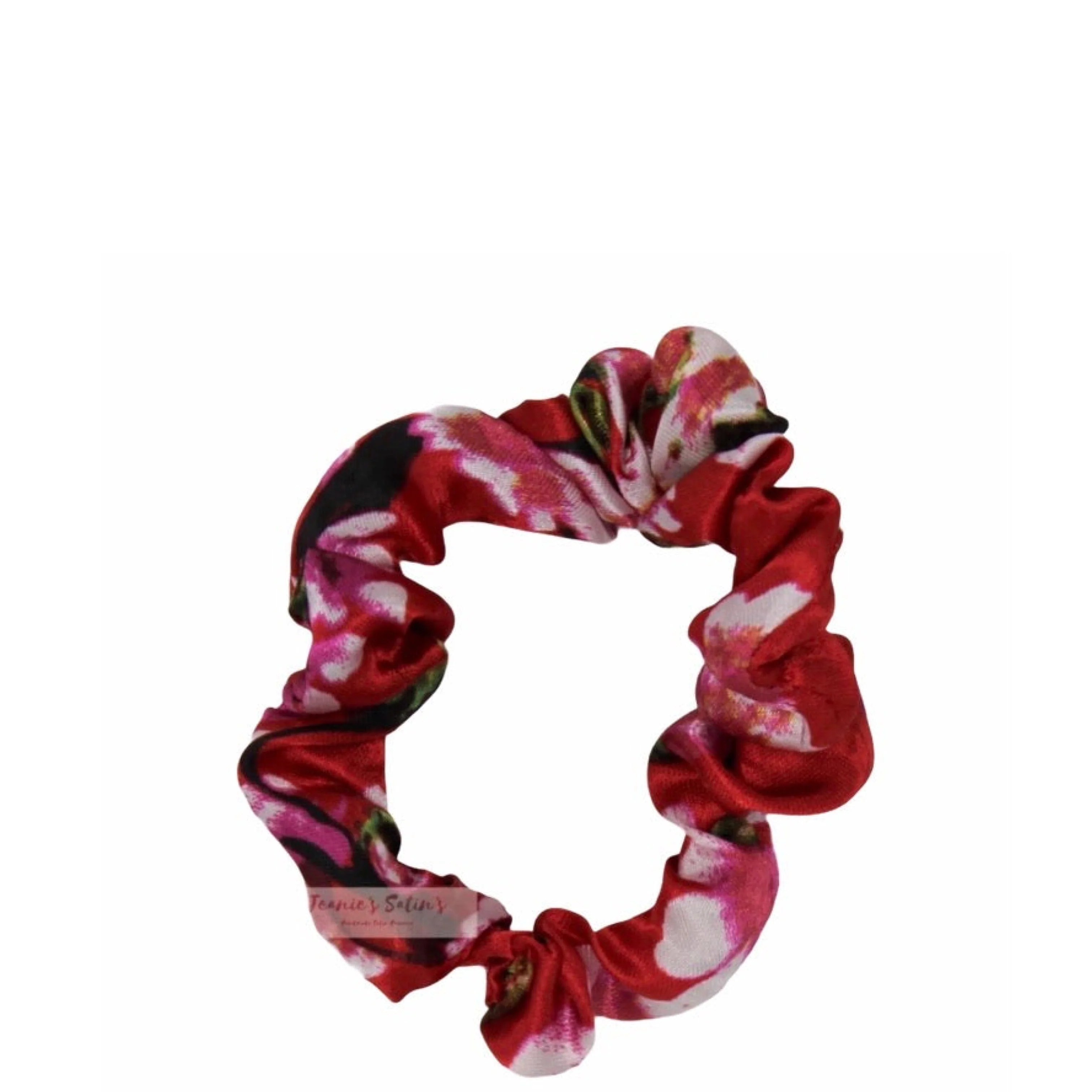 Jeanie’s Satins Patterned Scrunchies