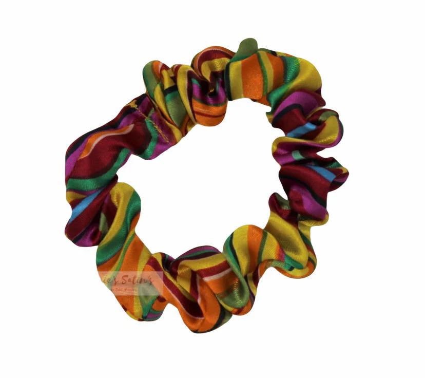 Jeanie’s Satins Patterned Scrunchies - Image 2