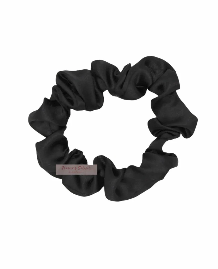 Jeanie’s Satins Plain Scrunchies - Image 2