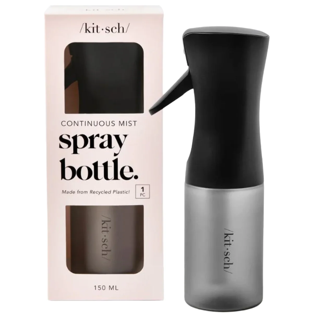 Kitsch Continuous Spray Bottle - Black