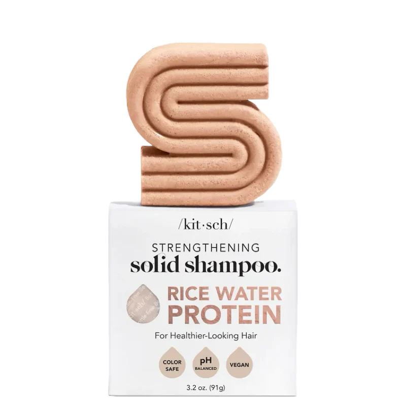 Kitsch Rice Water Protein Shampoo Bar for Hair Growth 3.2oz