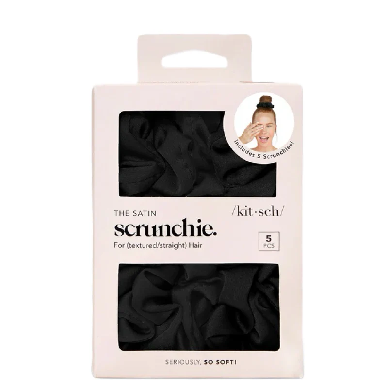 Kitsch Satin Scrunchies 5pc