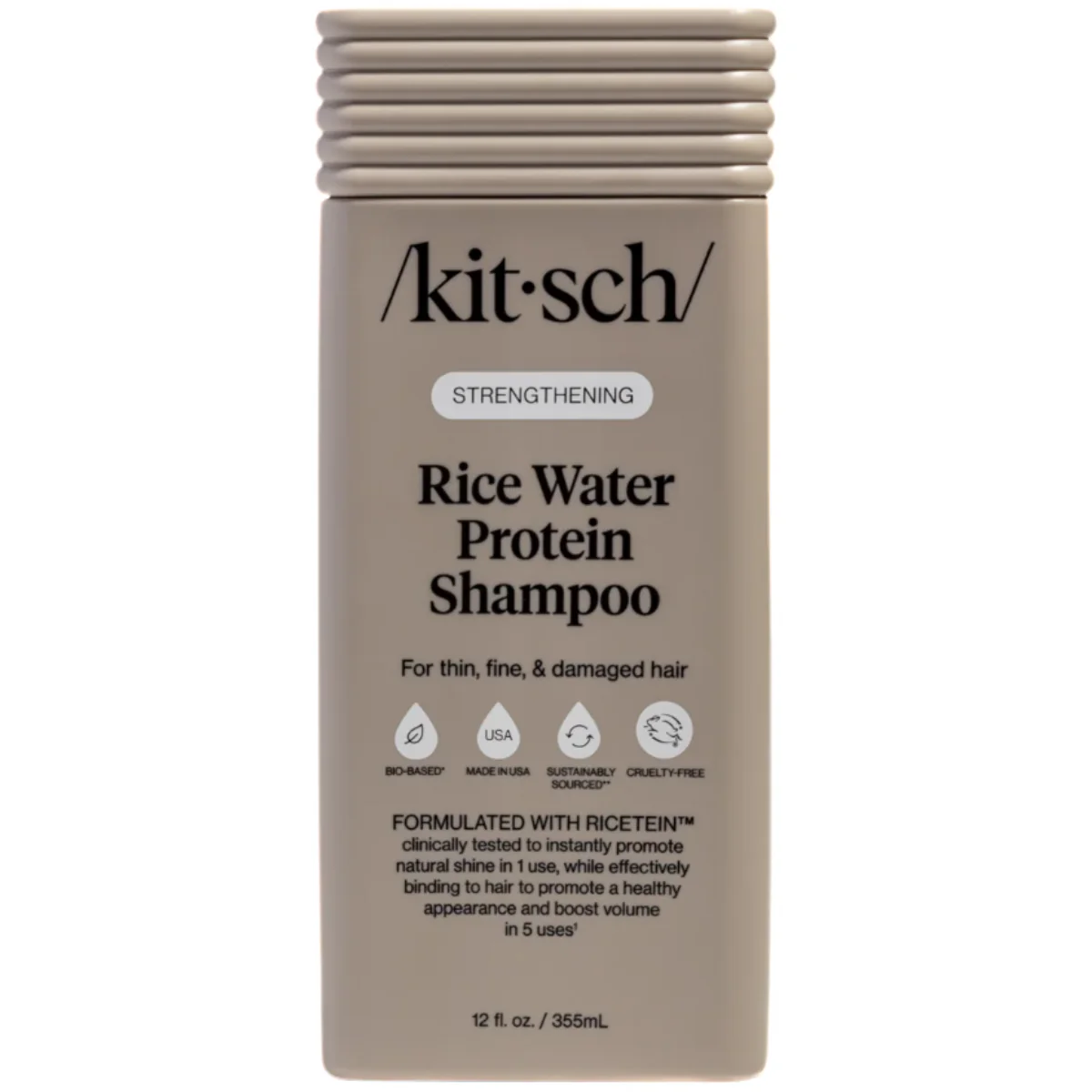 Kitsch Strengthening Rice Water Shampoo 12oz