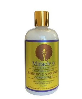 Miracle 9 Rosemary and Sunflower Conditioner 12oz - Image 2