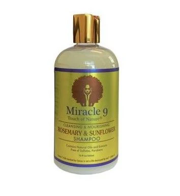 Miracle 9 Rosemary and Sunflower Shampoo 12oz - Image 2