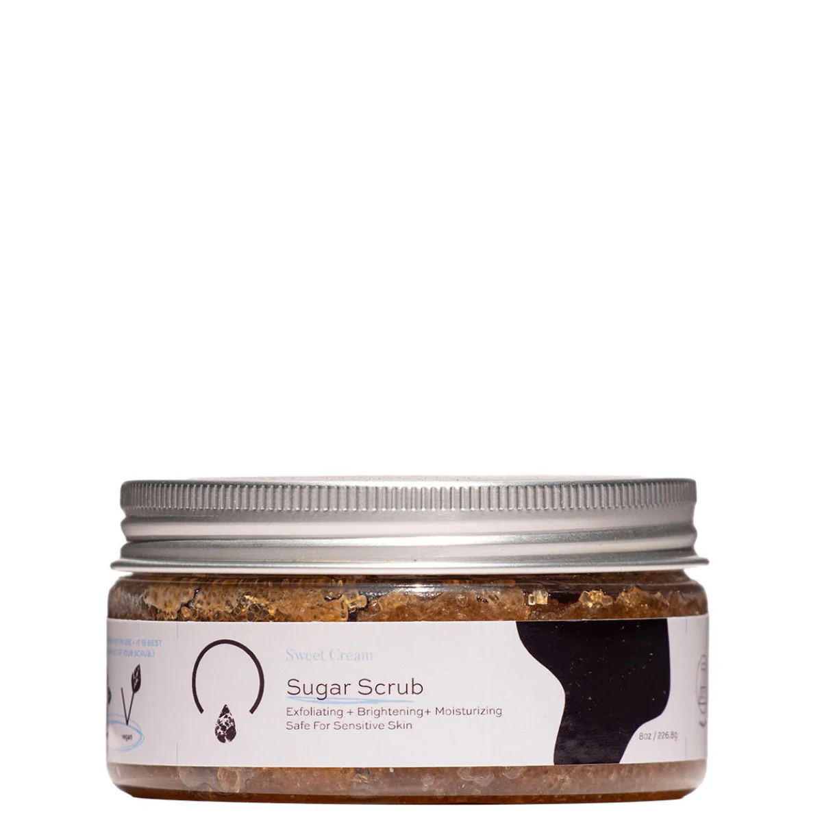 OrganiGrowHairCo Sweet Cream Sugar Body & Face Scrub 8oz