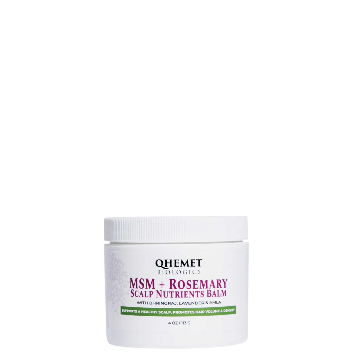 Qhemet Biologics MSM + ROSEMARY | Scalp Nutrients Balm 4oz
