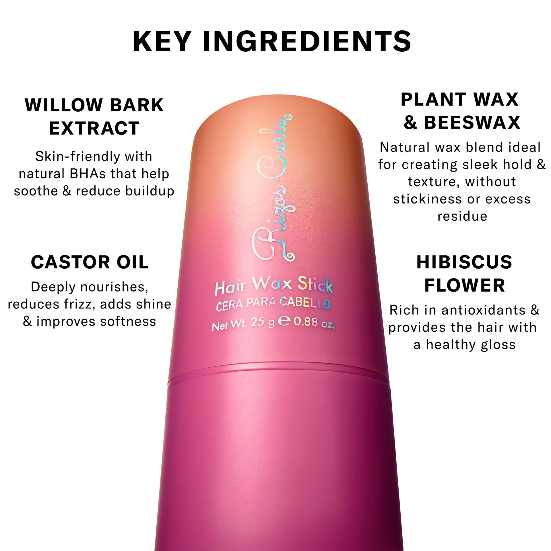 Rizos Curls Hair Wax Stick 0.88oz - Image 3