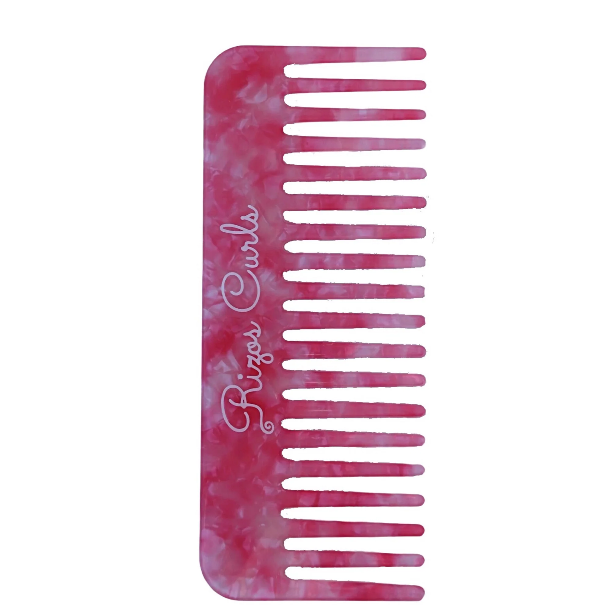 Rizos Curls Pink Wide Tooth Styling Comb