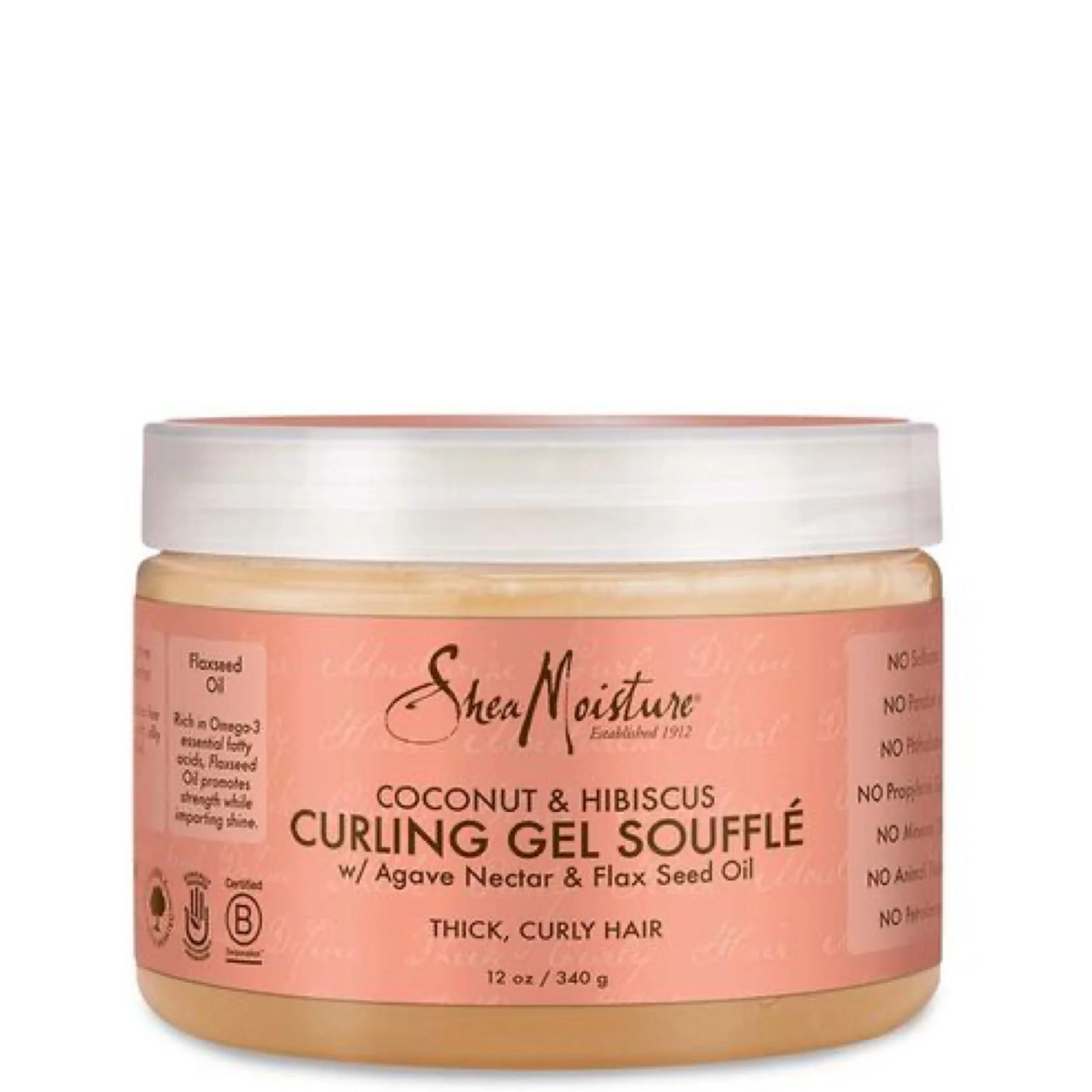 Shea Moisture Coconut & Hibiscus Curling Gel Souffle 12oz