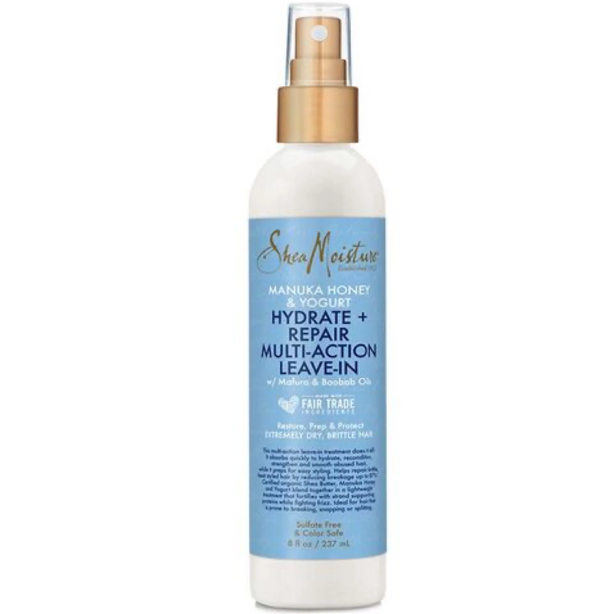 Shea Moisture Manuka Honey and Yogurt Hydrate + Repair Multi-Action Leave in 8oz