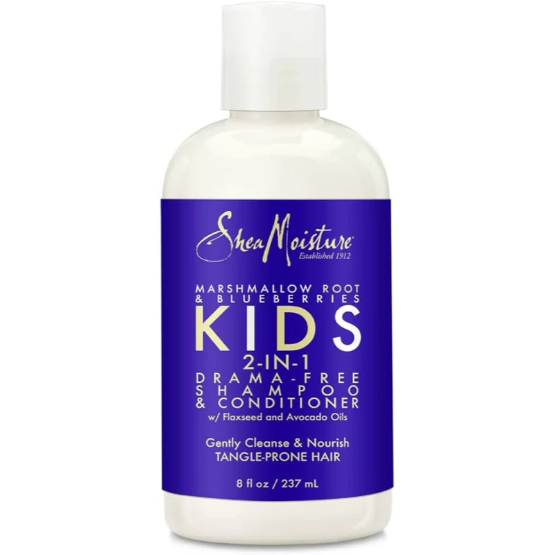 Shea Moisture Marshmallow Kids 2-in-1 Drama-Free Shampoo & Conditioner 8oz