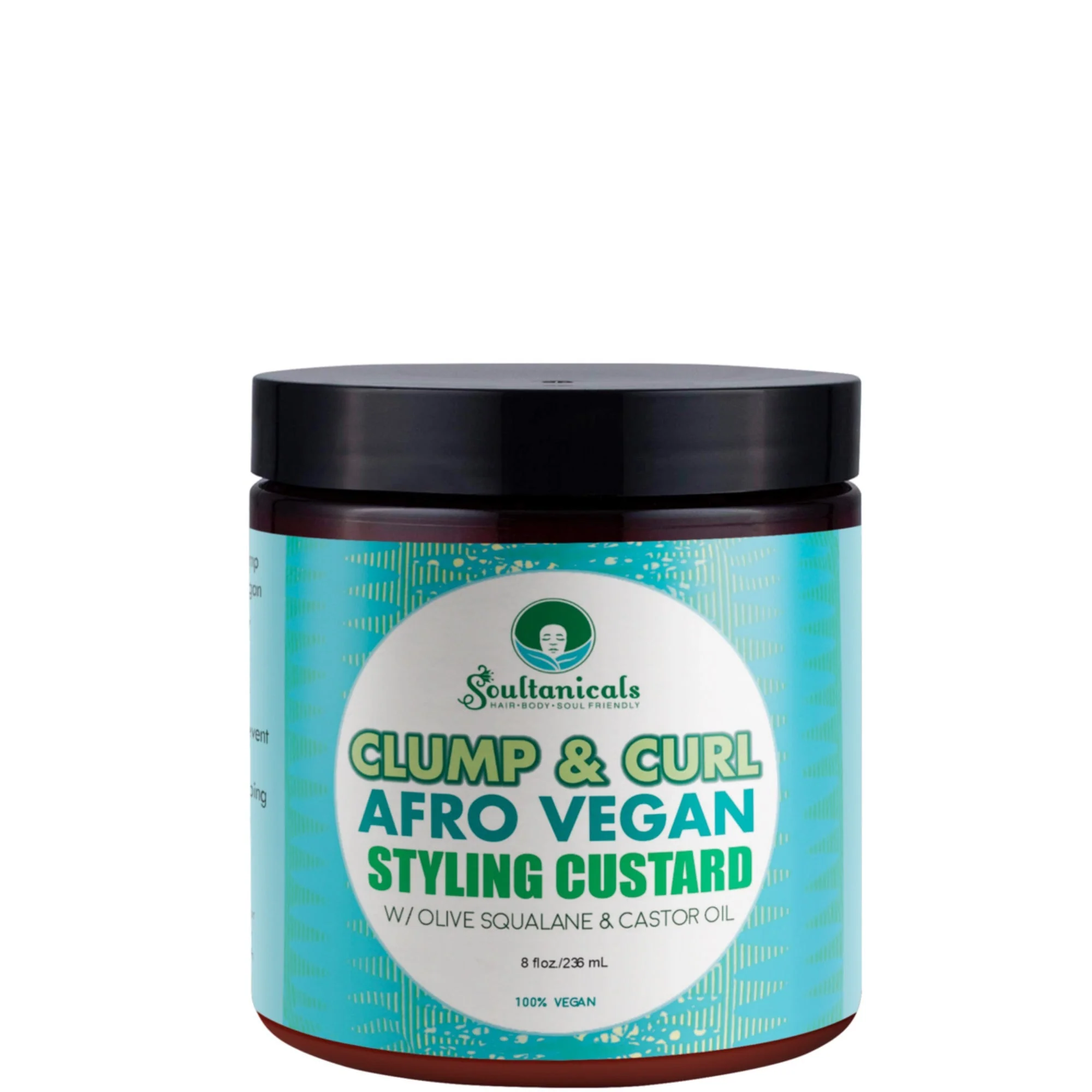 Soultanicals Clump and Curl Vegan Styling Custard 8oz