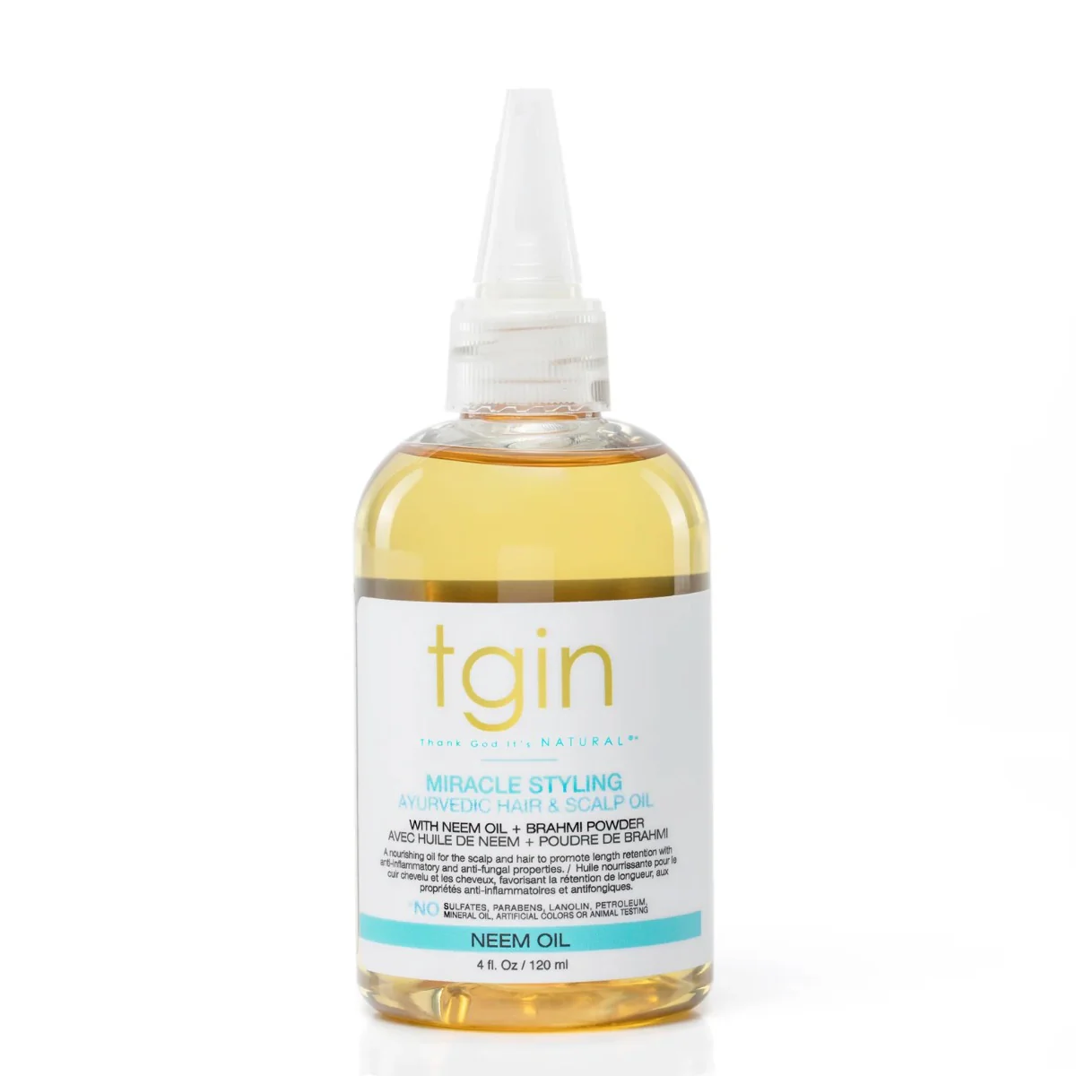 TGIN Miracle Styling Ayurvedic Hair & Scalp Oil 4oz