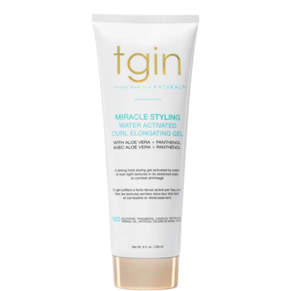 TGIN Miracle Styling Water Activated Curl Elongating Gel 8oz