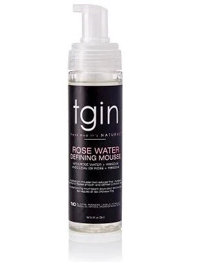 TGIN Rose Water Curl Defining Mousse 8oz