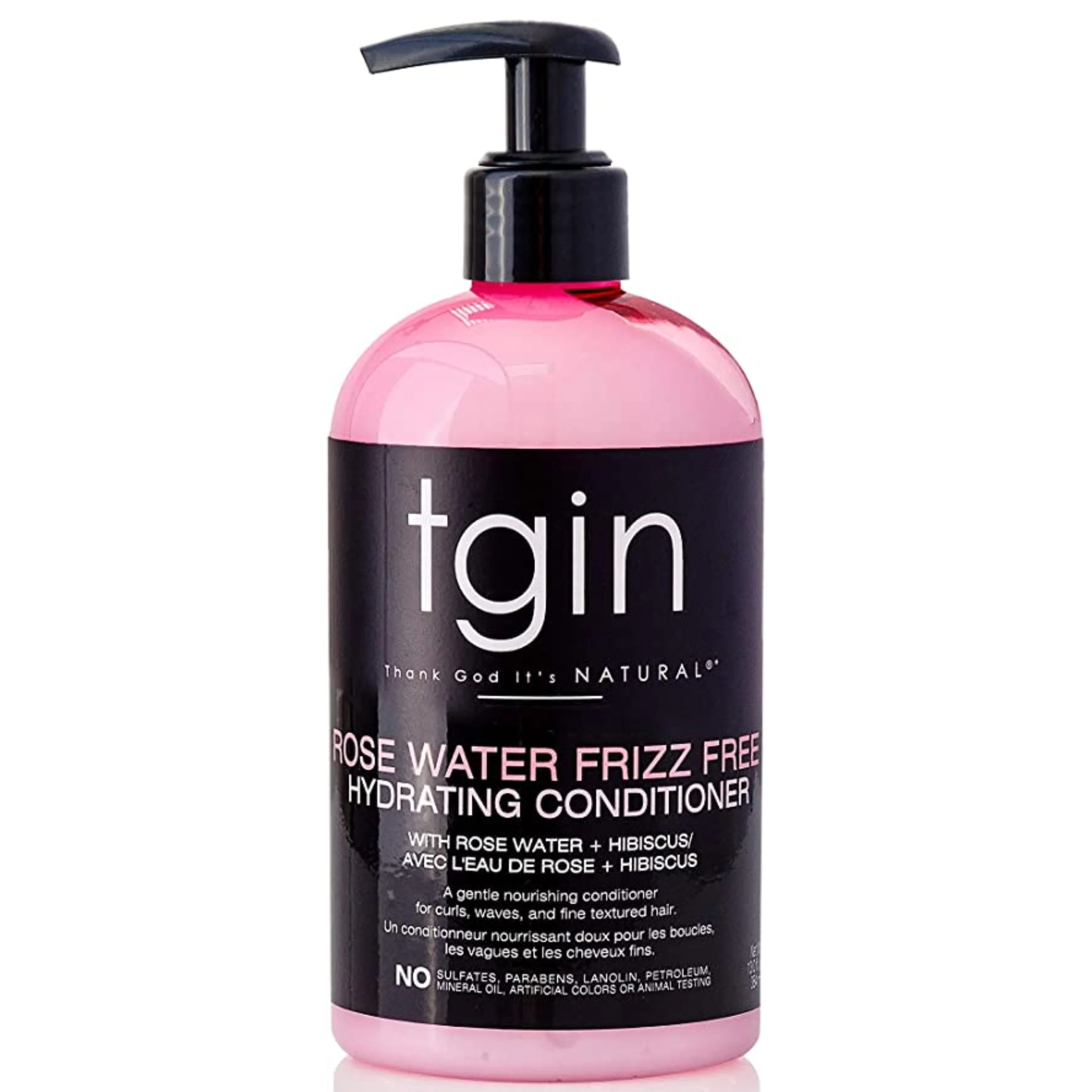 TGIN Rose Water Frizz Free Hydrating Conditioner 13oz