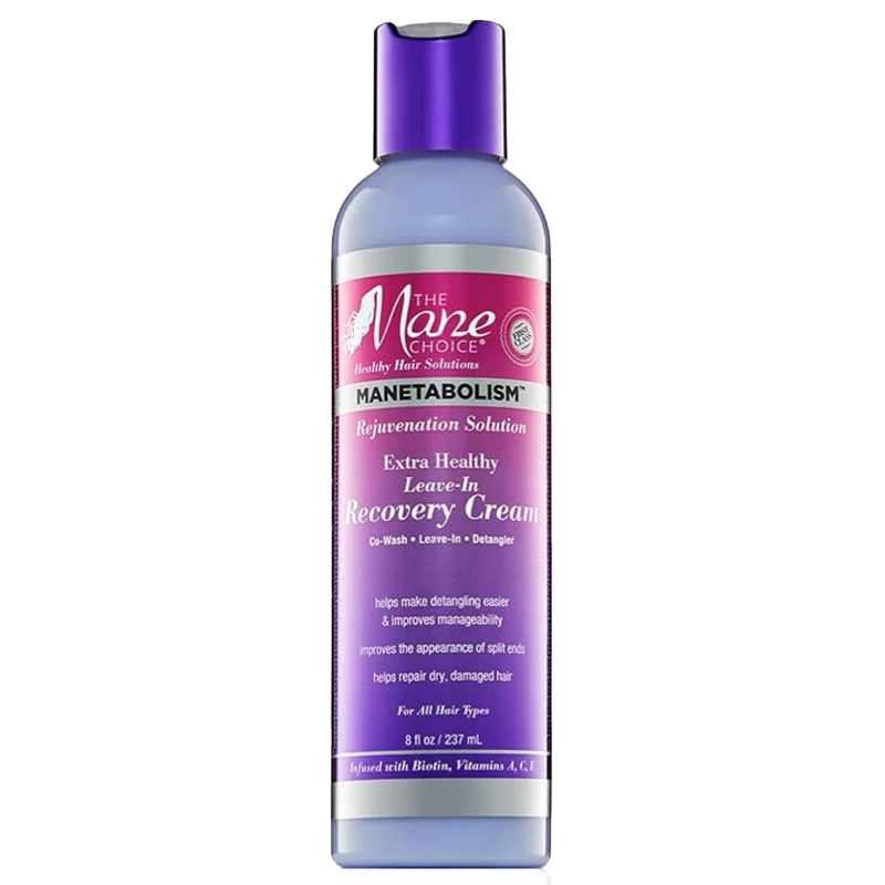 The Mane Choice MANETABOLISM Rejuvenation Solution Extra Healthy Leave-In Recovery Cream 8oz
