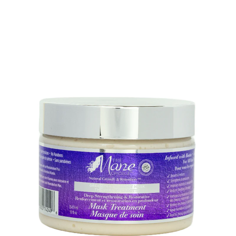 The Mane Choice Green Tea And Carrot Deep Strengthening and Restorative Mask Treatment 12oz