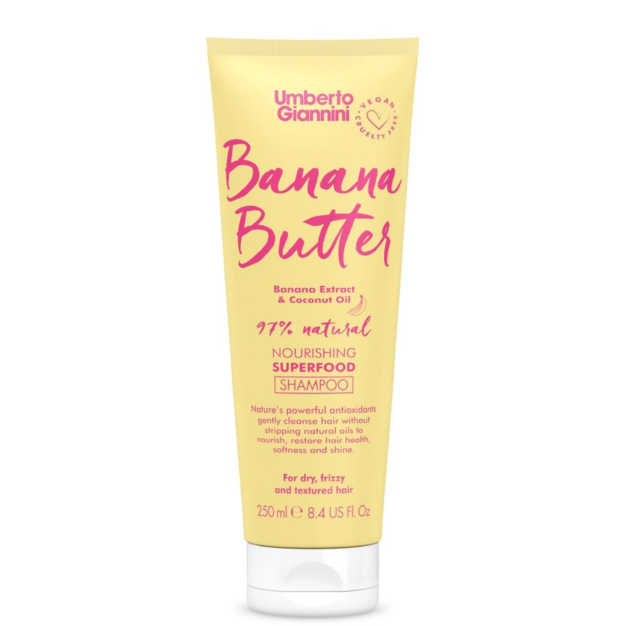 Umberto Giannini Banana Butter Nourishing Superfood Shampoo 8.4oz
