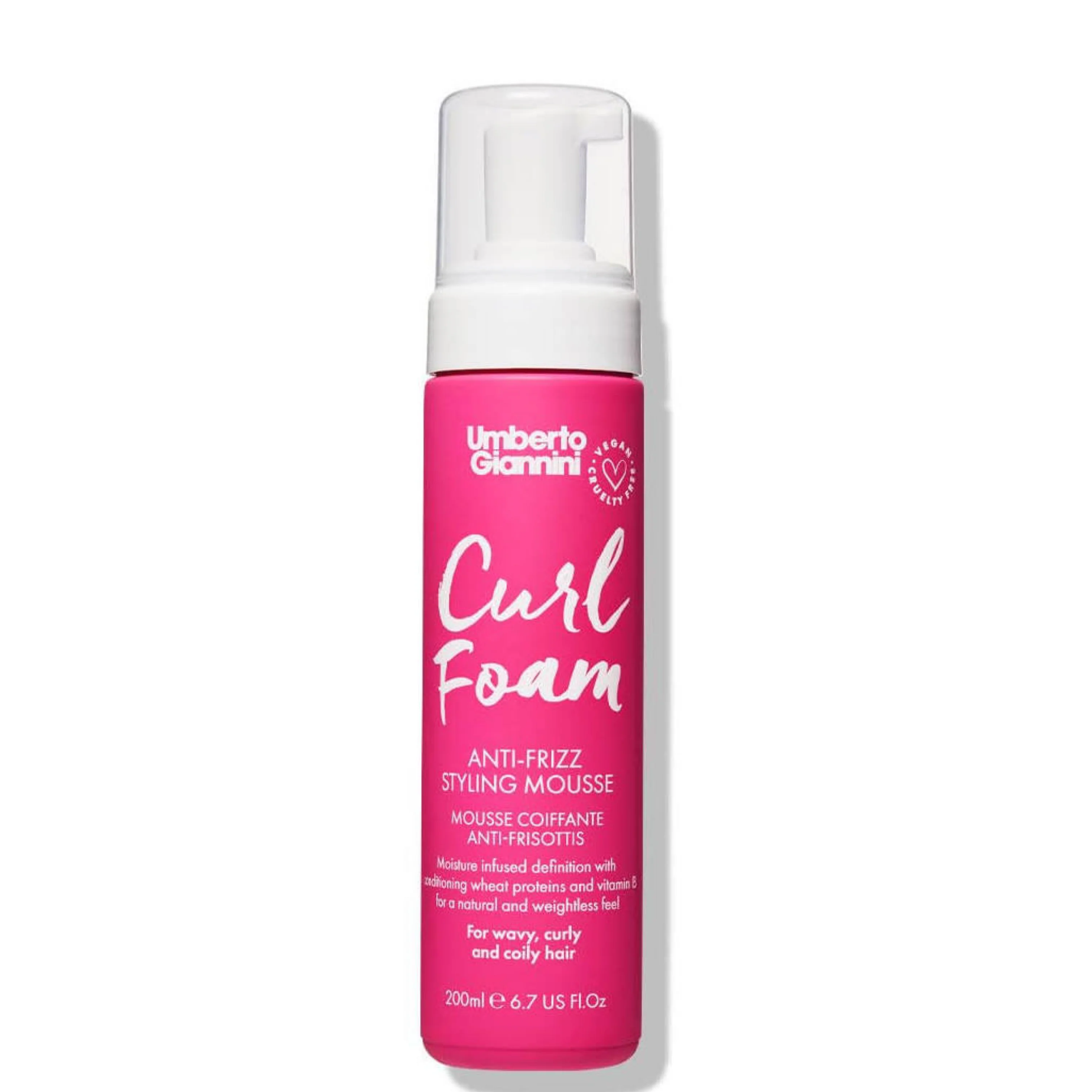 Umberto Giannini Curl Foam Anti-Frizz Styling Mousse 6.7oz