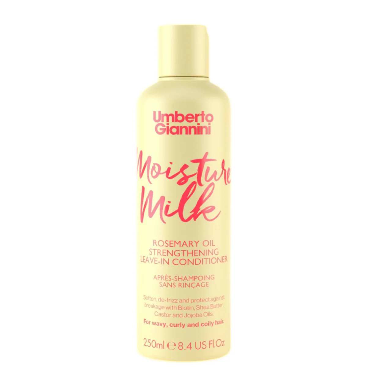 Umberto Giannini Strong Curls Moisture Milk Rosemary Oil Leave-In Conditioner 8.4oz