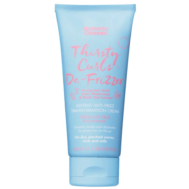Umberto Giannini Thirsty Curls De-Frizzer Instant Anti-Frizz Transformation Cream 3.38oz
